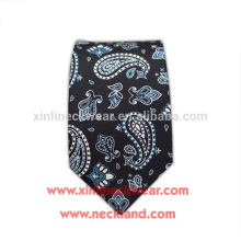 Mens 100% Seide dünne Paisley Print Krawatten